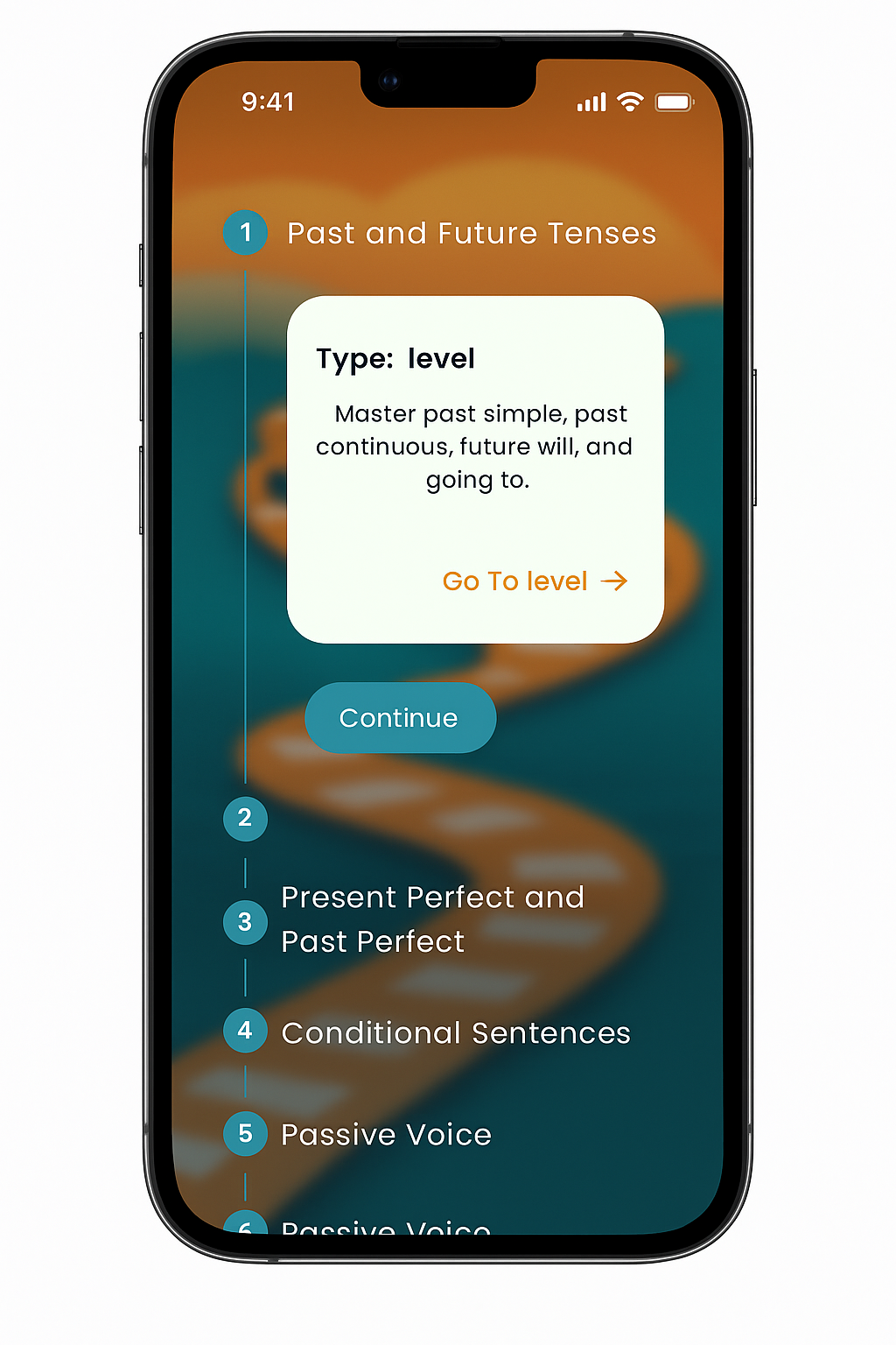 Course levels timeline